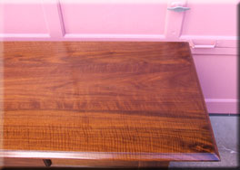 French Walnut Table Detail