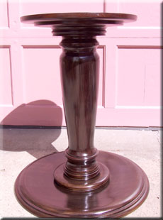 Mahogany Table base by Harmony Water