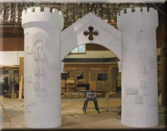 White Plains Library Castle page