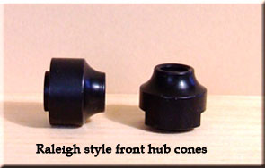 raleigh front axle cones