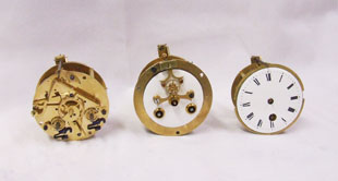 3 french clocks