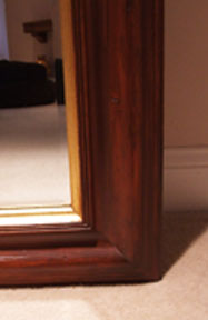 standing mirror detail
